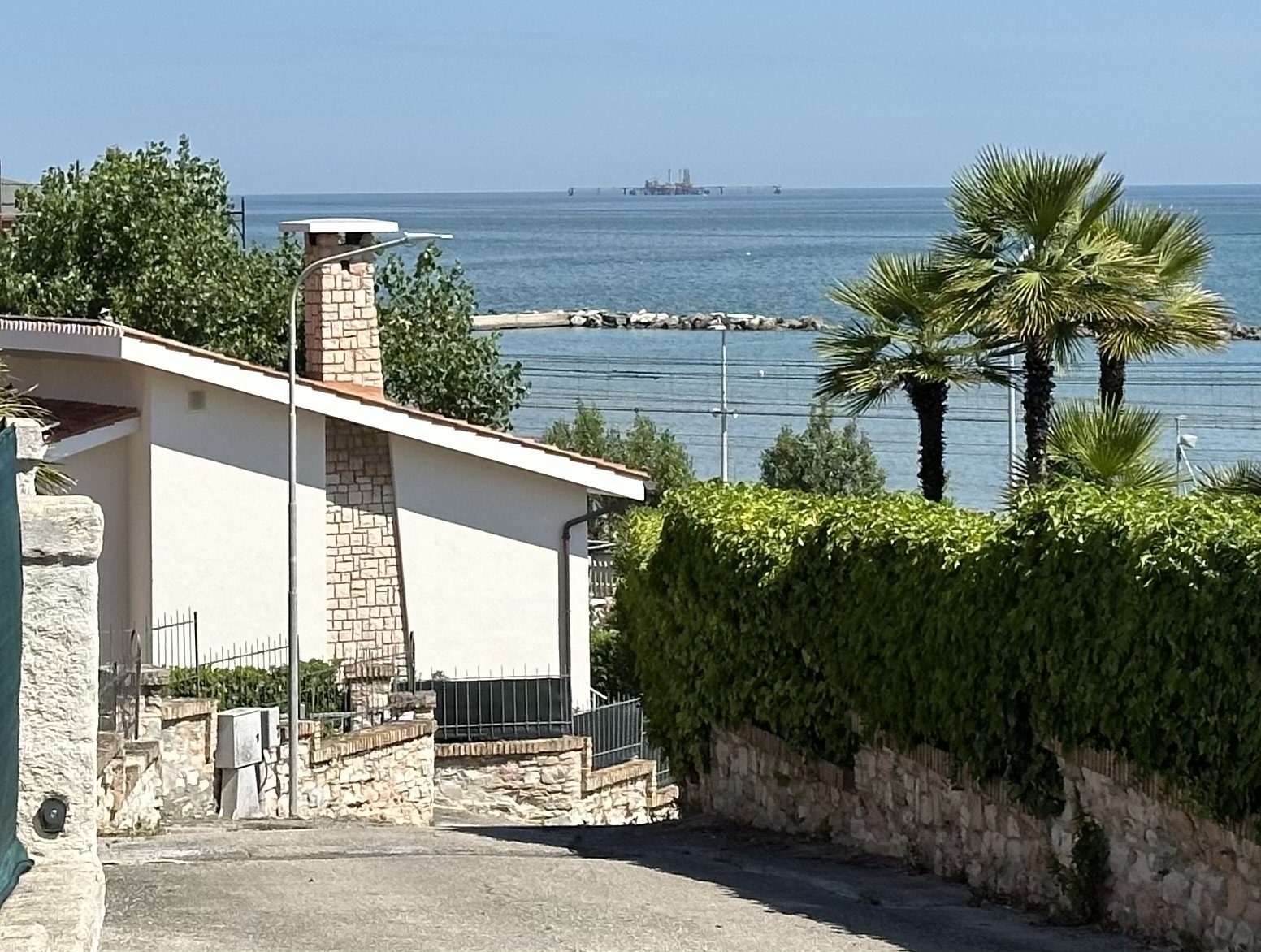 Seconda parte di strada per arrivare alla casa vacanze