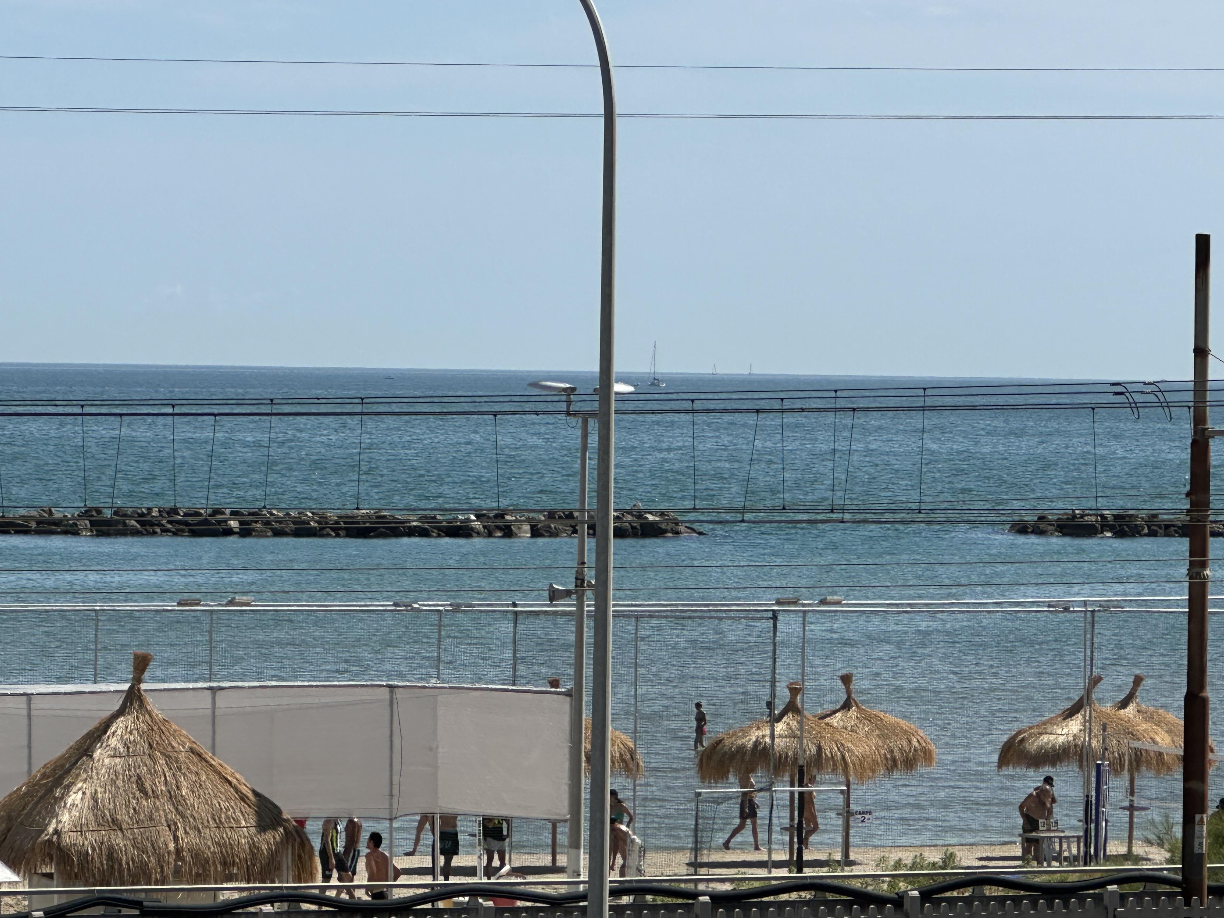 Vista della spiaggia
